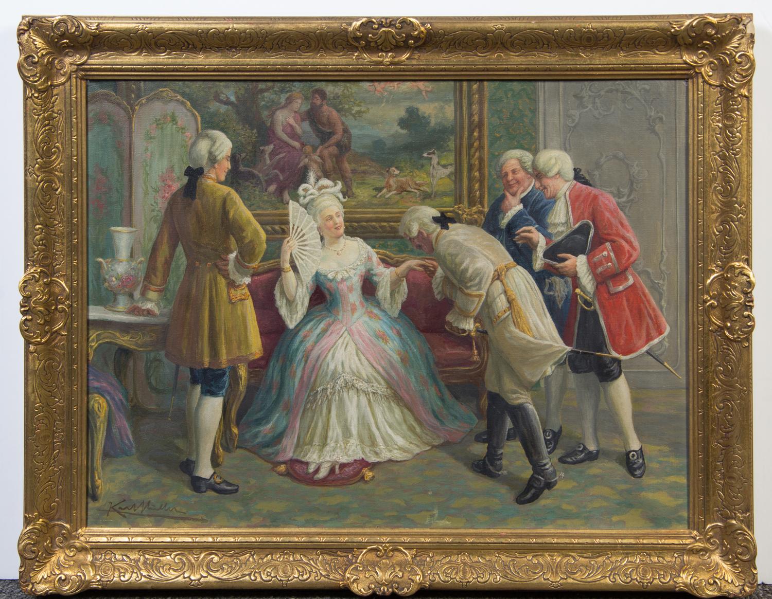 Karl Muller, (German, 19th century), The Suitor
