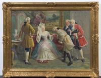 Karl Muller, (German, 19th century), The Suitor