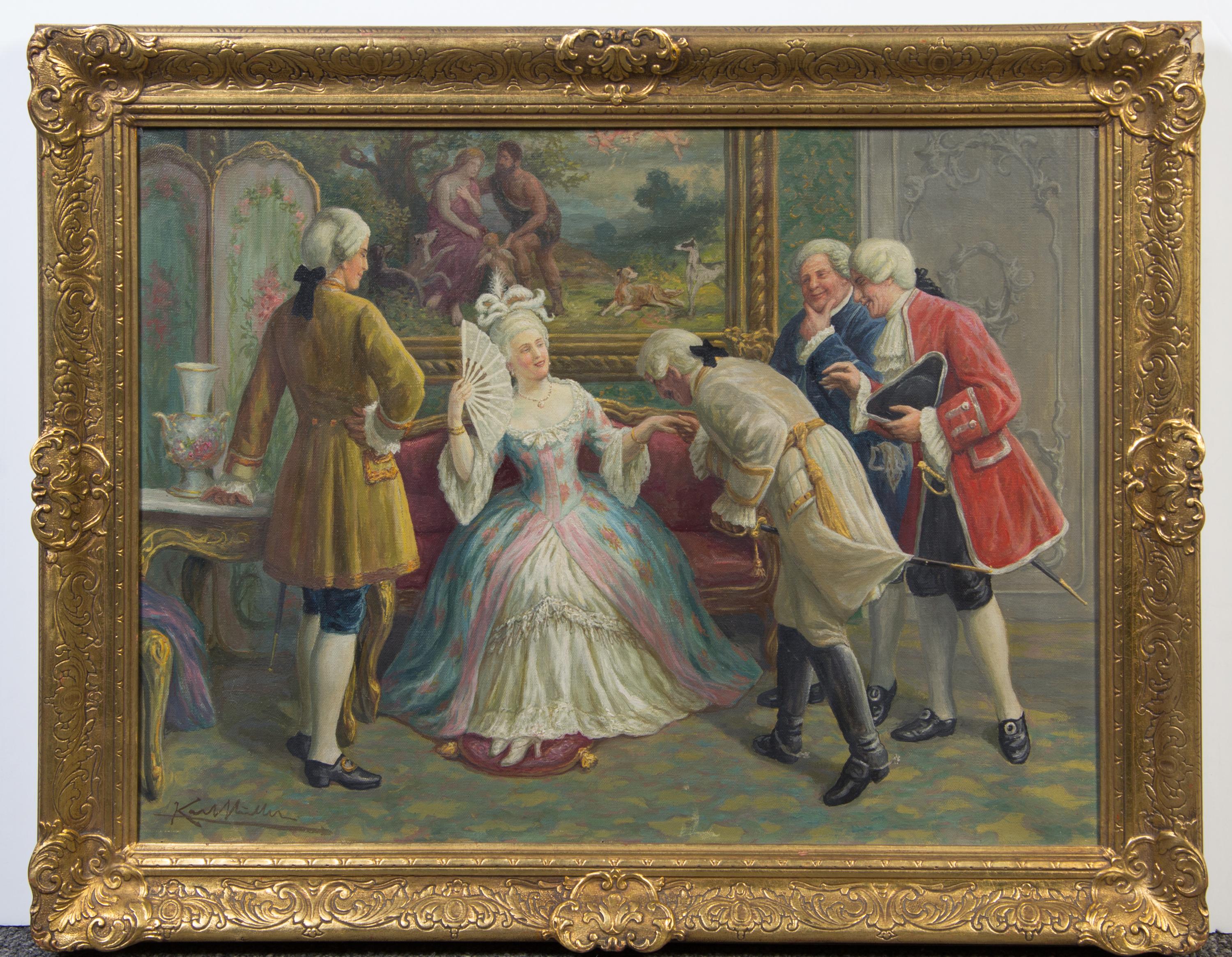 Karl Muller, (German, 19th century), The Suitor