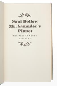 BELLOW, Saul (1915-2005). A group of 3 works, comprising: