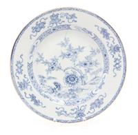 A Set of Five Chinese Export Porcelain Plates