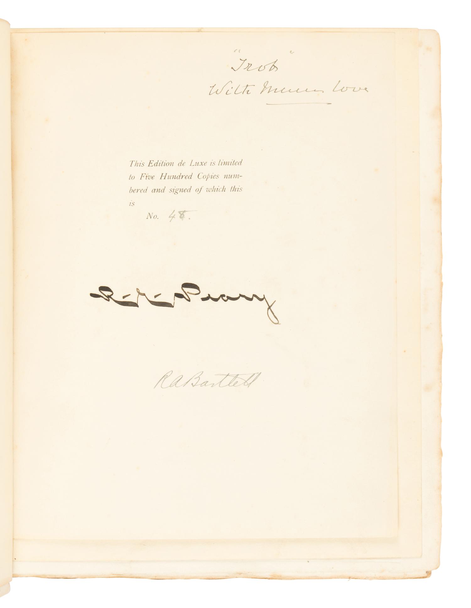 [TRAVEL & EXPLORATION]. PEARY, Robert E. (1856-1920). The North Pole . Introduction by Theodore Roosevelt. London: Hodder & Stoughton, 1910.
