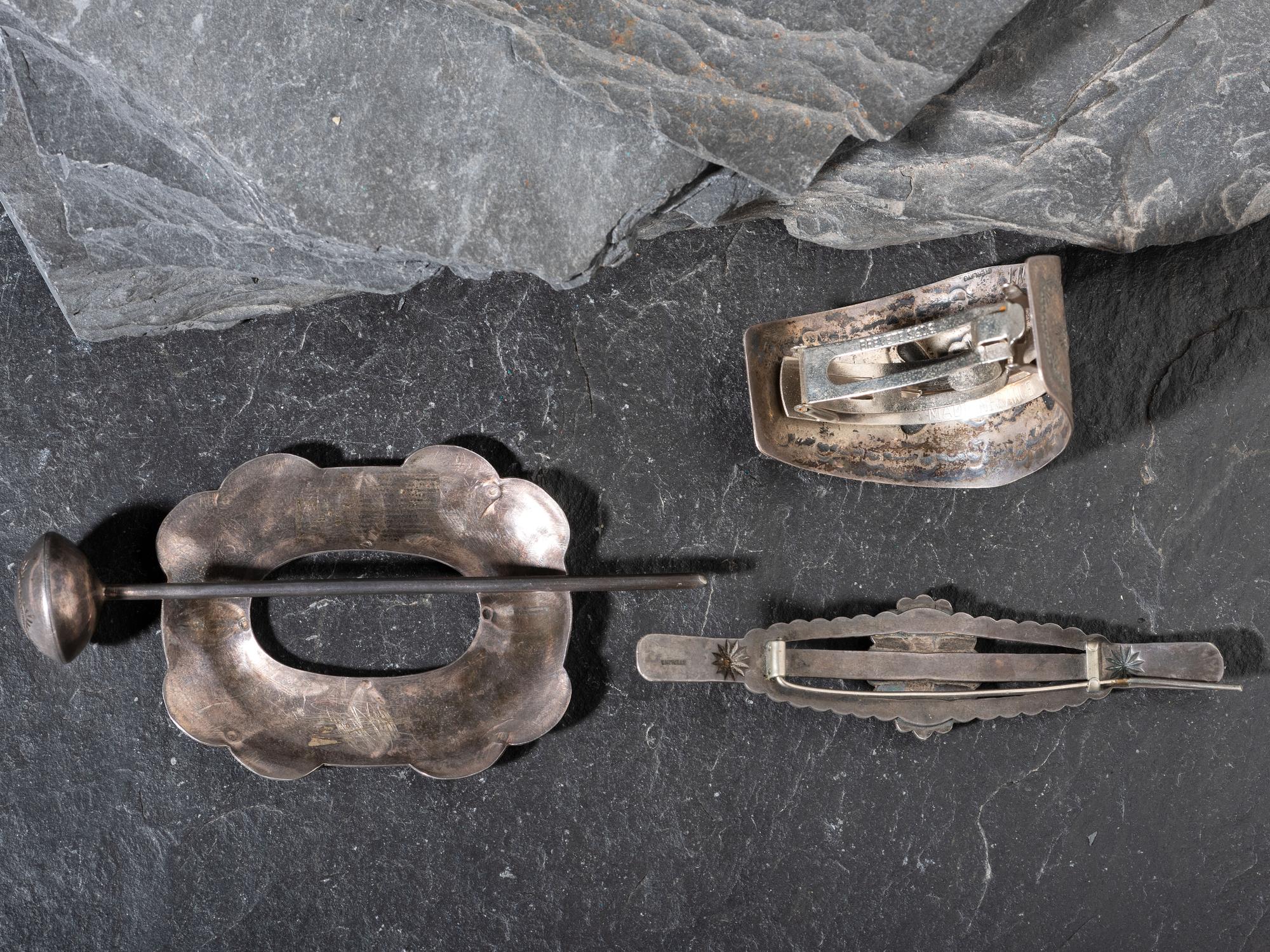 Navajo Silver Hair Accessories