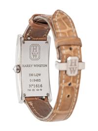 HARRY WINSTON, REF. 330 LQW 18K WHITE GOLD AND DIAMOND 'AVENUE' WRISTWATCH