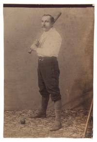 [SPORTS]. A group of 5 photographs of baseball players.