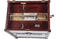 A Swiss-Made Stella Mahogany Console Disc Music Box