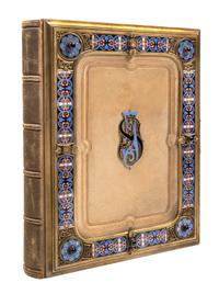 (PHOTO ALBUM) Seiner Excellenz dem hochwohlgebornen.. [Commemorative Album...] Liev, November, 1876. Folio, finely bound album.