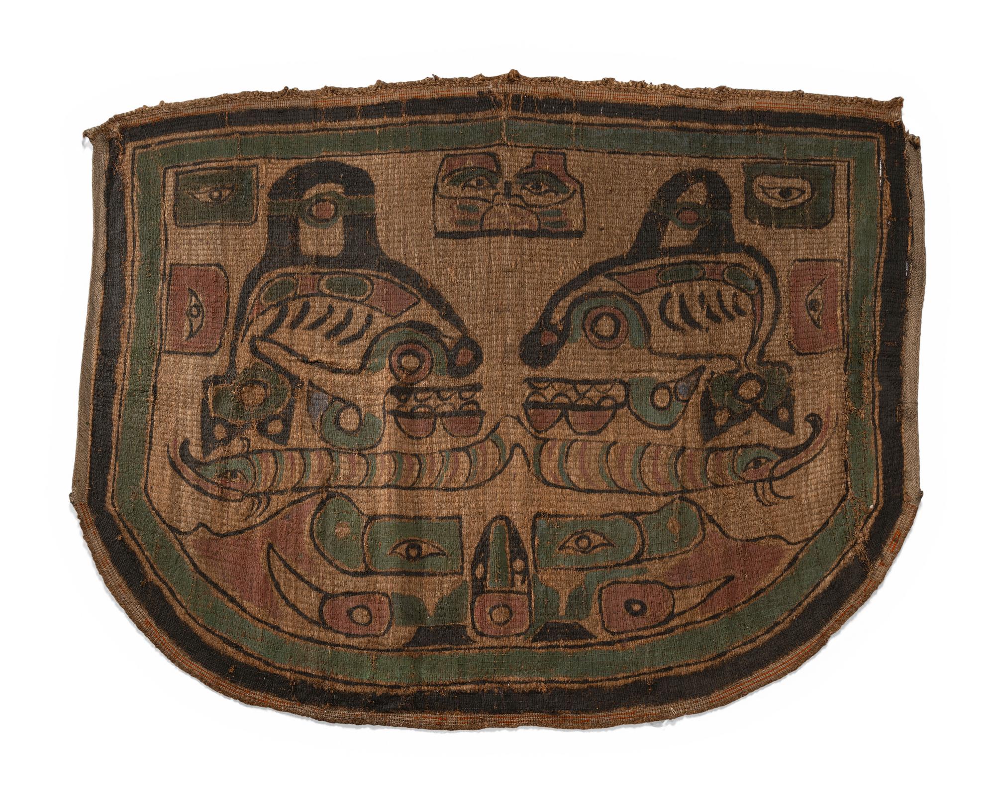 Nuu-chah-nulth Cedar Bark Painted Robe