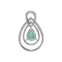 EMERALD AND DIAMOND PENDANT