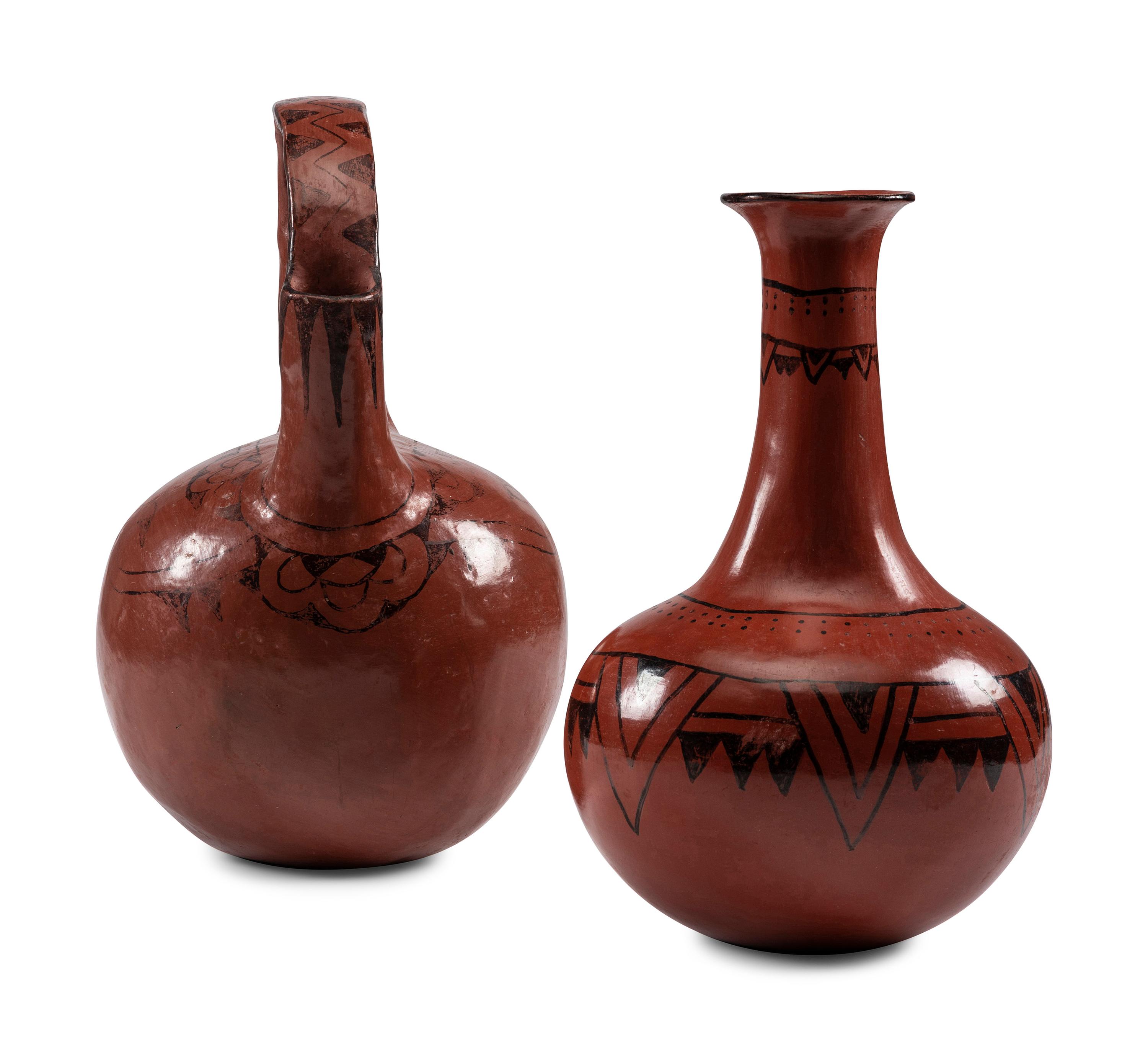 Redware Pottery Vessels