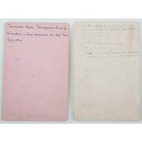 Collection of C.C. Stotz and G.W. Parsons Cabinet Cards of Cheyenne, Arapahoe, and Osage Indians