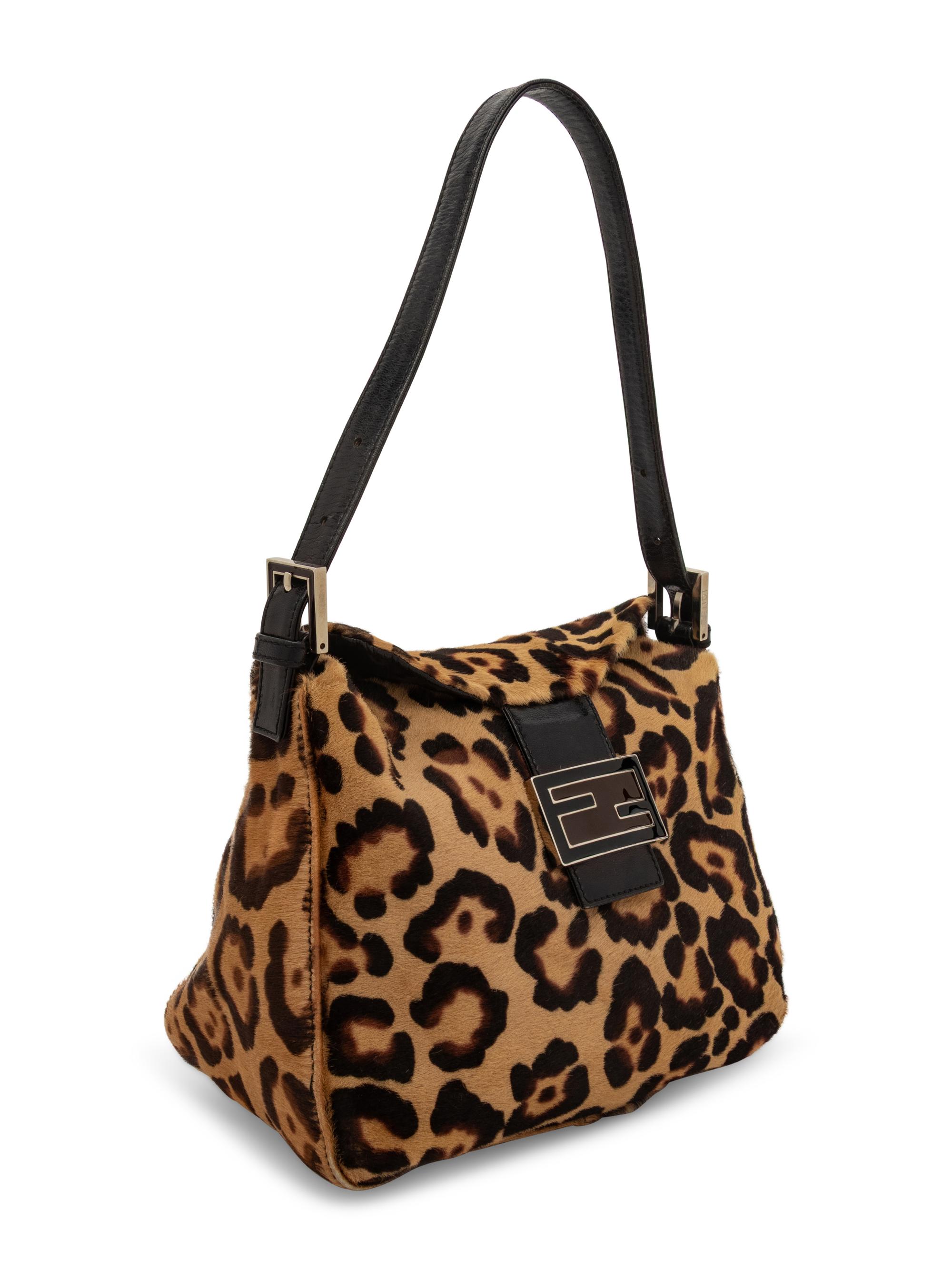 Fendi, Jaguar-Print Pony Hair Bag