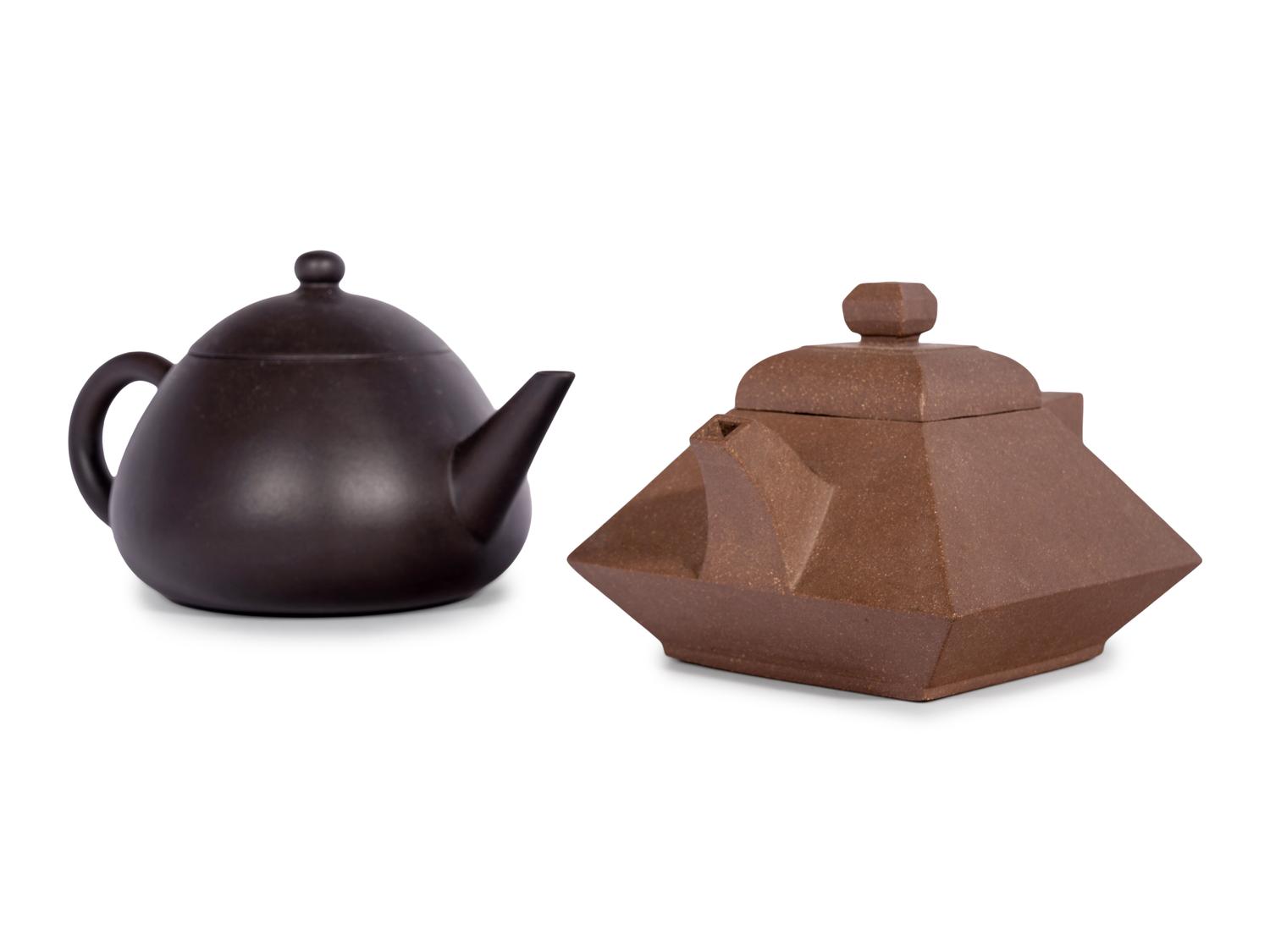 Six Chinese Yixing Zisha Teapots