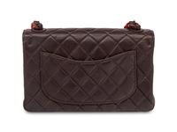 Chanel Brown Lambskin Flap Bag, 1997-96