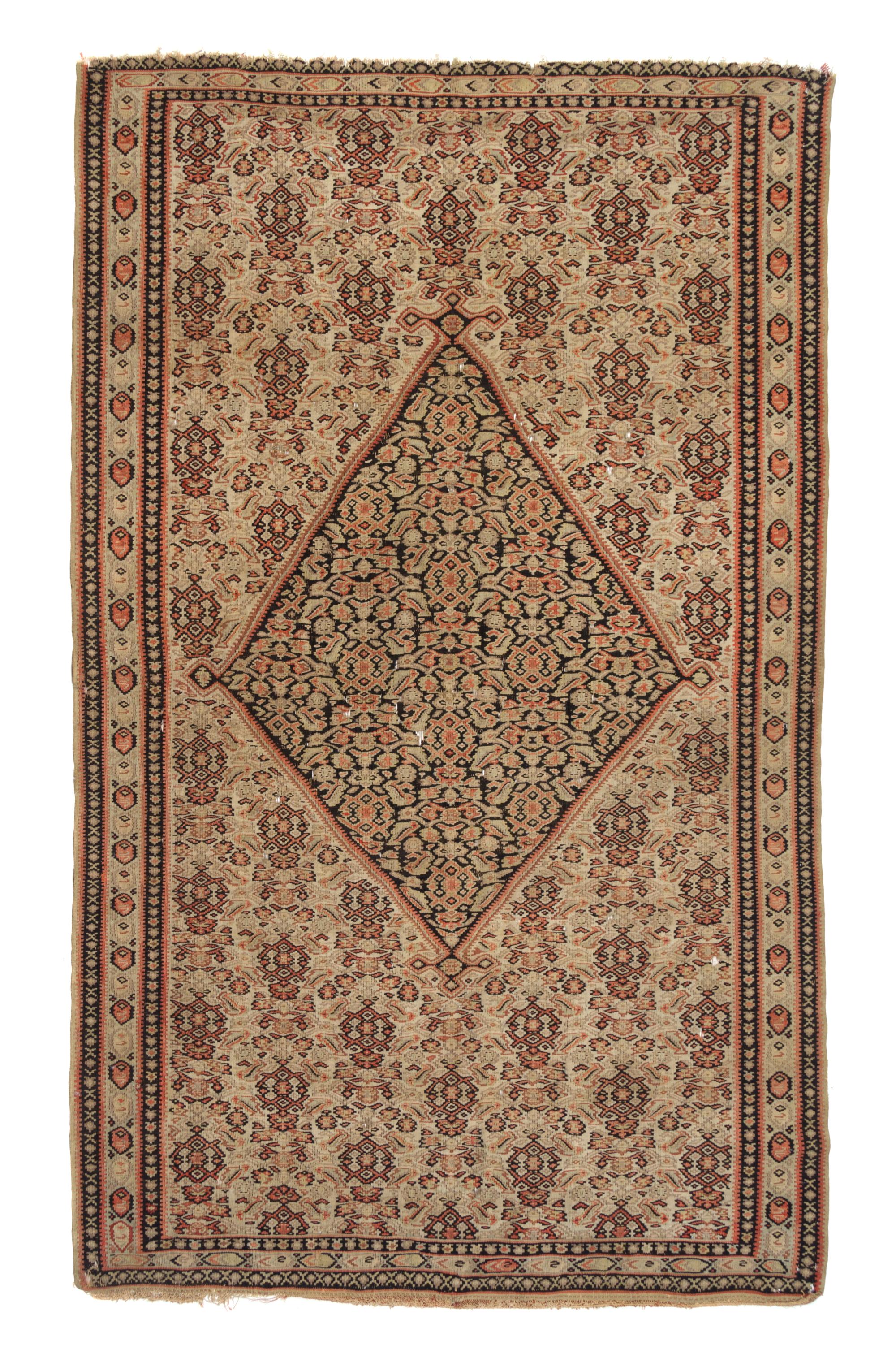 A Northwest Persian Flatweave Carpet 6 feet 5 inches x 4 feet. — EARLY 20TH CENTURY