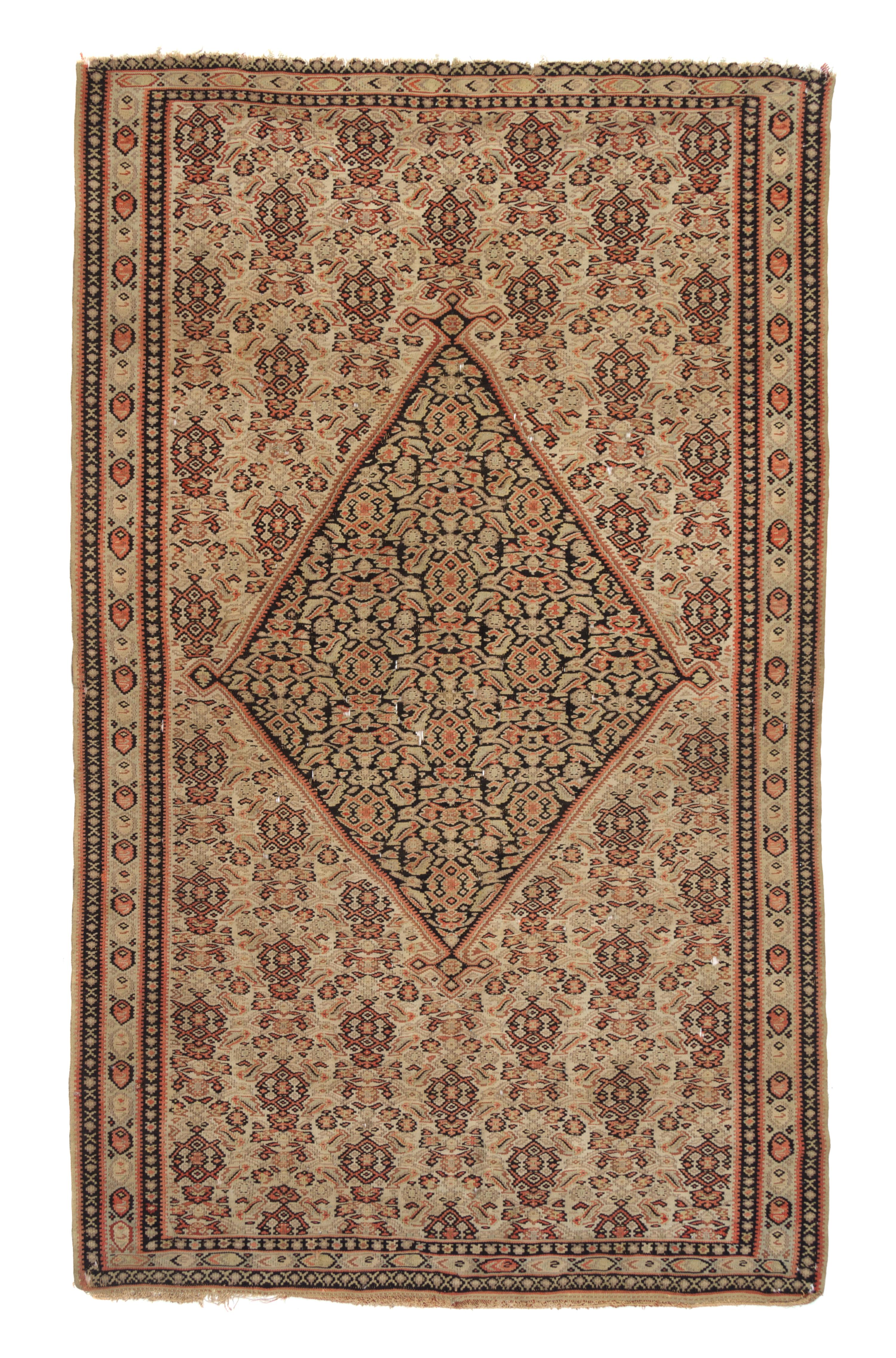 A Northwest Persian Flatweave Carpet 6 feet 5 inches x 4 feet. — EARLY 20TH CENTURY
