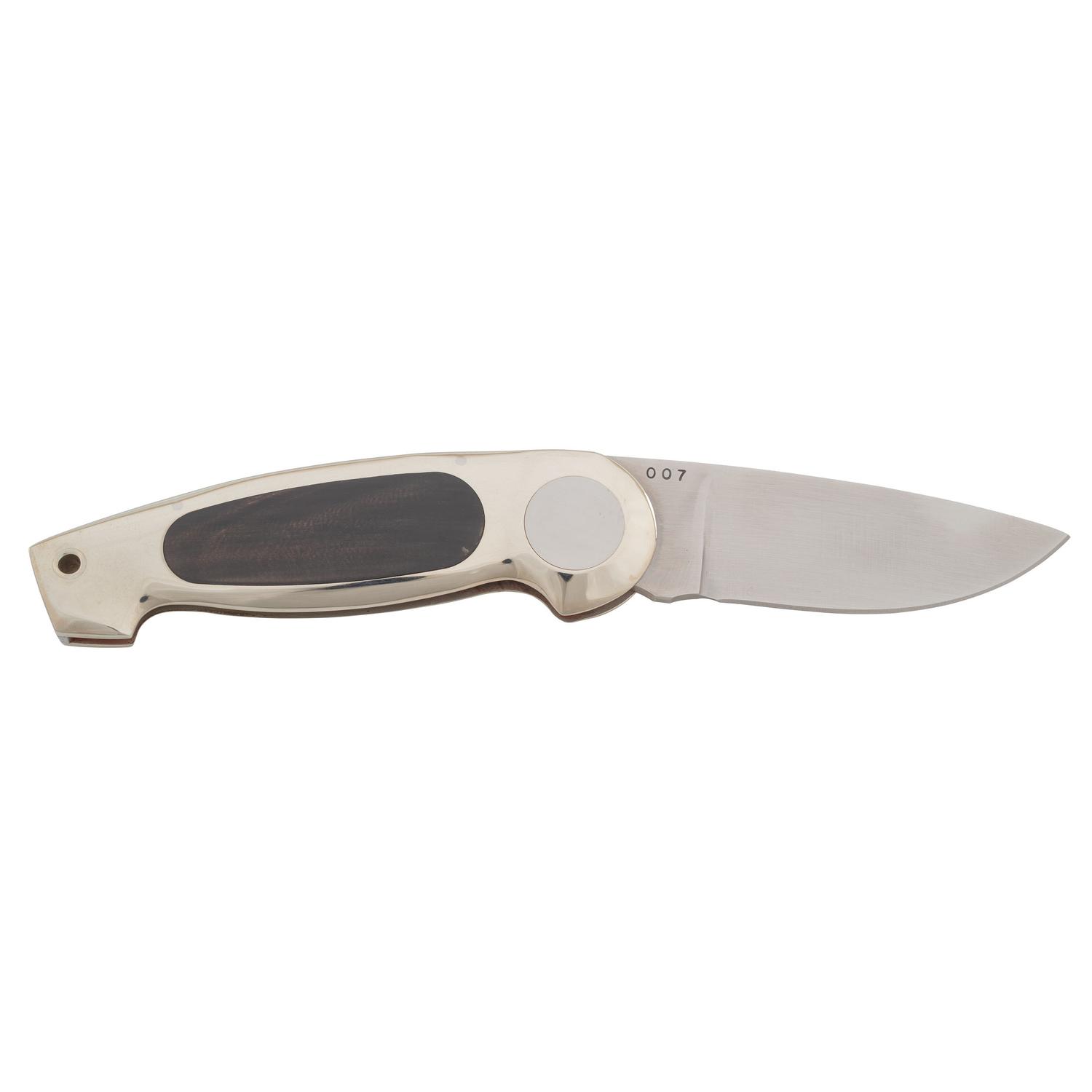 Jimmy Lile Button Folding Knife, No Dot Mark, # 007