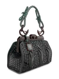 Christian Dior Limited Edition Woven Leather Samourai Bag, 2007