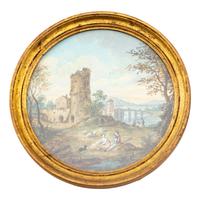 Landscapes with Ruins (a pair of works)