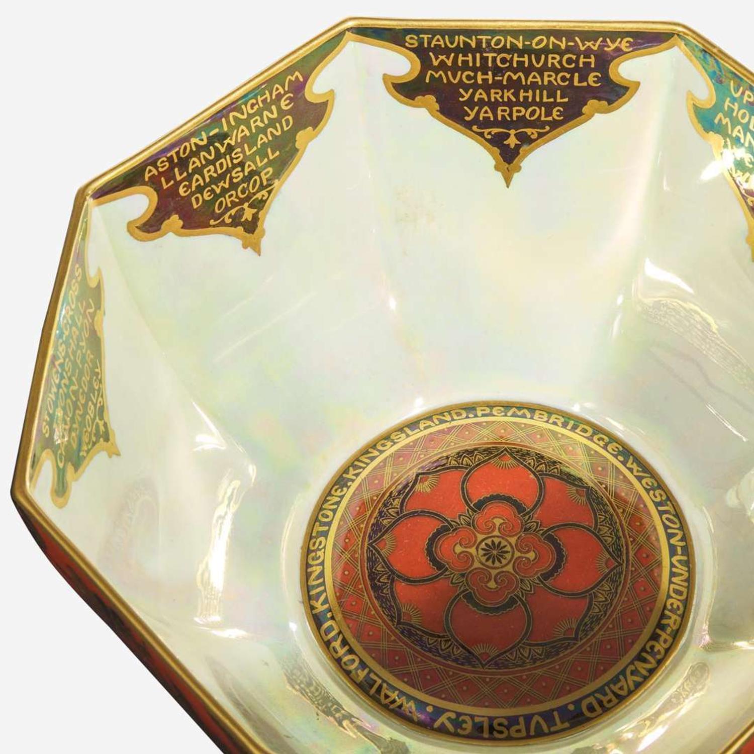A Large Daisy Makeig-Jones (1881-1945) Wedgwood Fairyland Lustre Documentary Bowl UK, 1923