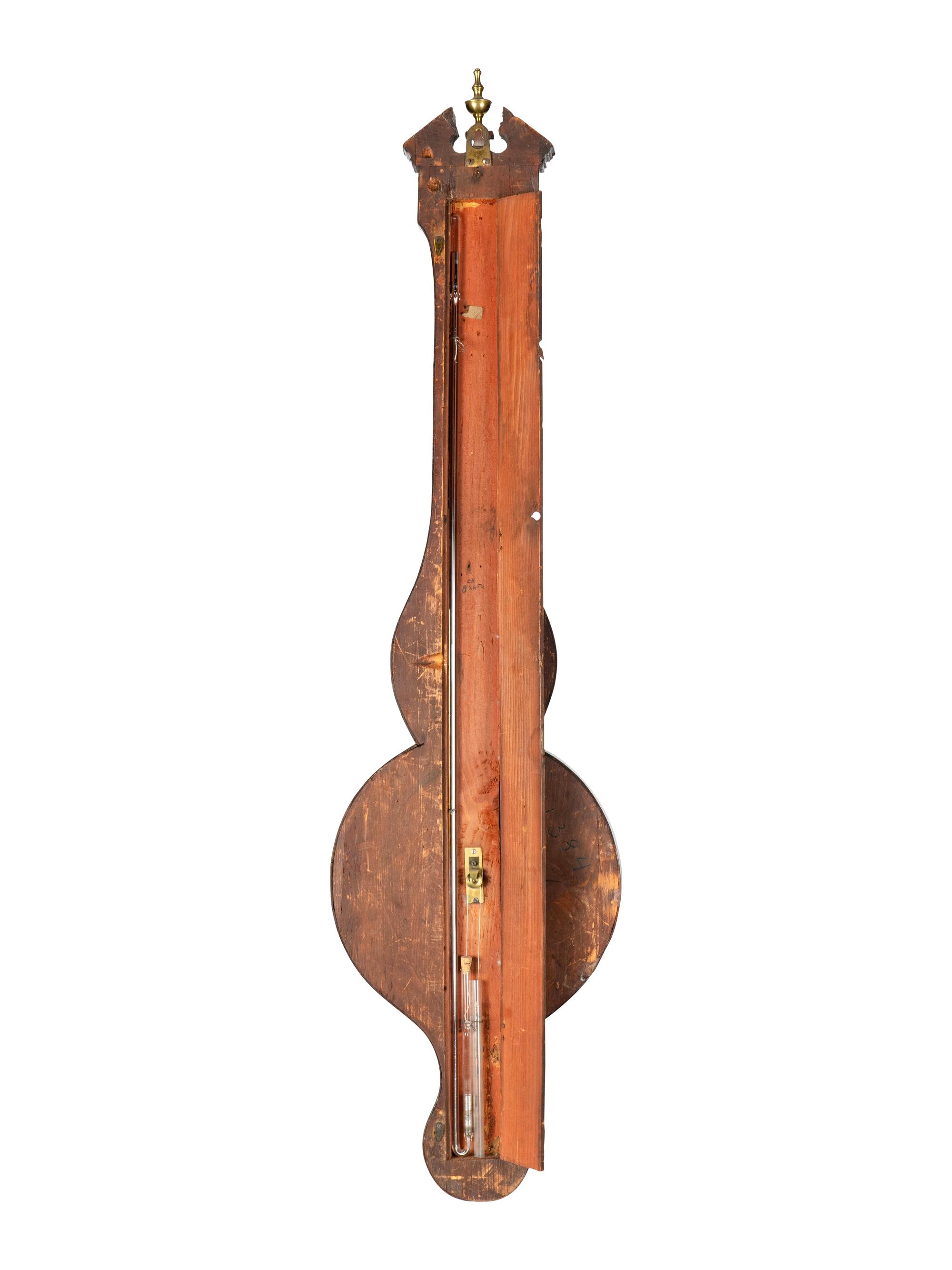 A George III Mahogany Wheel Barometer