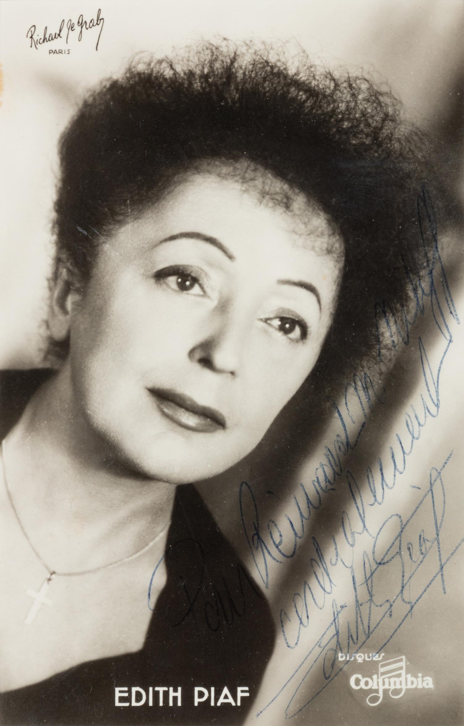 [20TH-CENTURY OPERA SINGERS]. A group of 6 photographs of opera singers from the 1940s, most signed and inscribed, comprising images of: