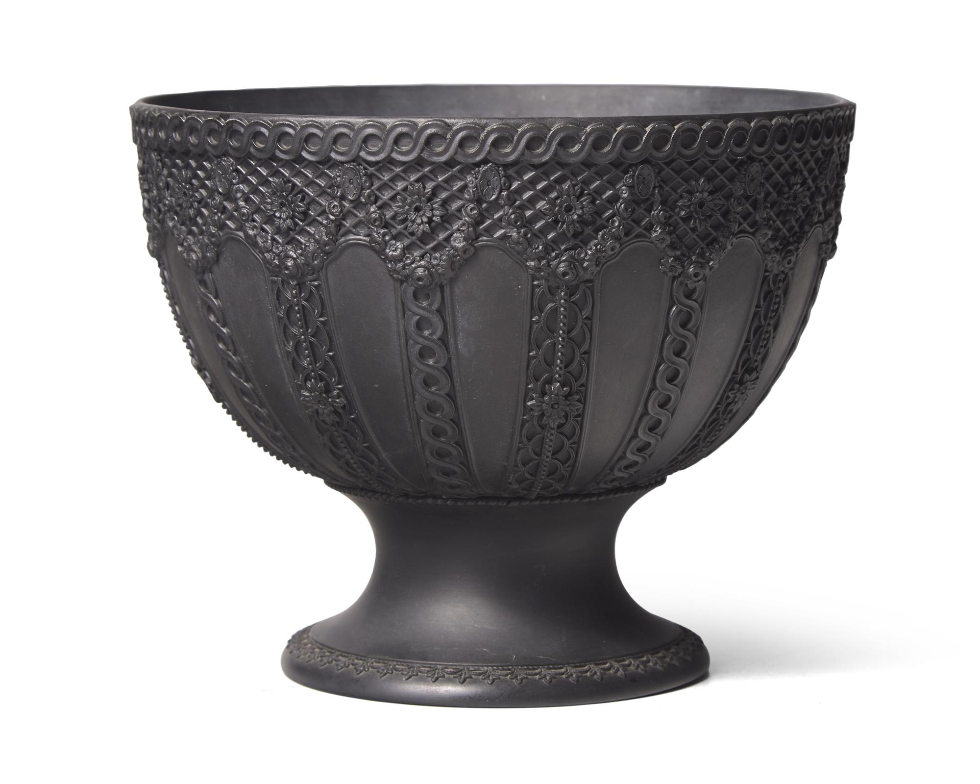 A Wedgwood Black Basalt Centerpiece Bowl