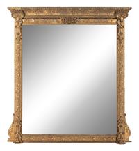 A Victorian Giltwood Overmantel Mirror