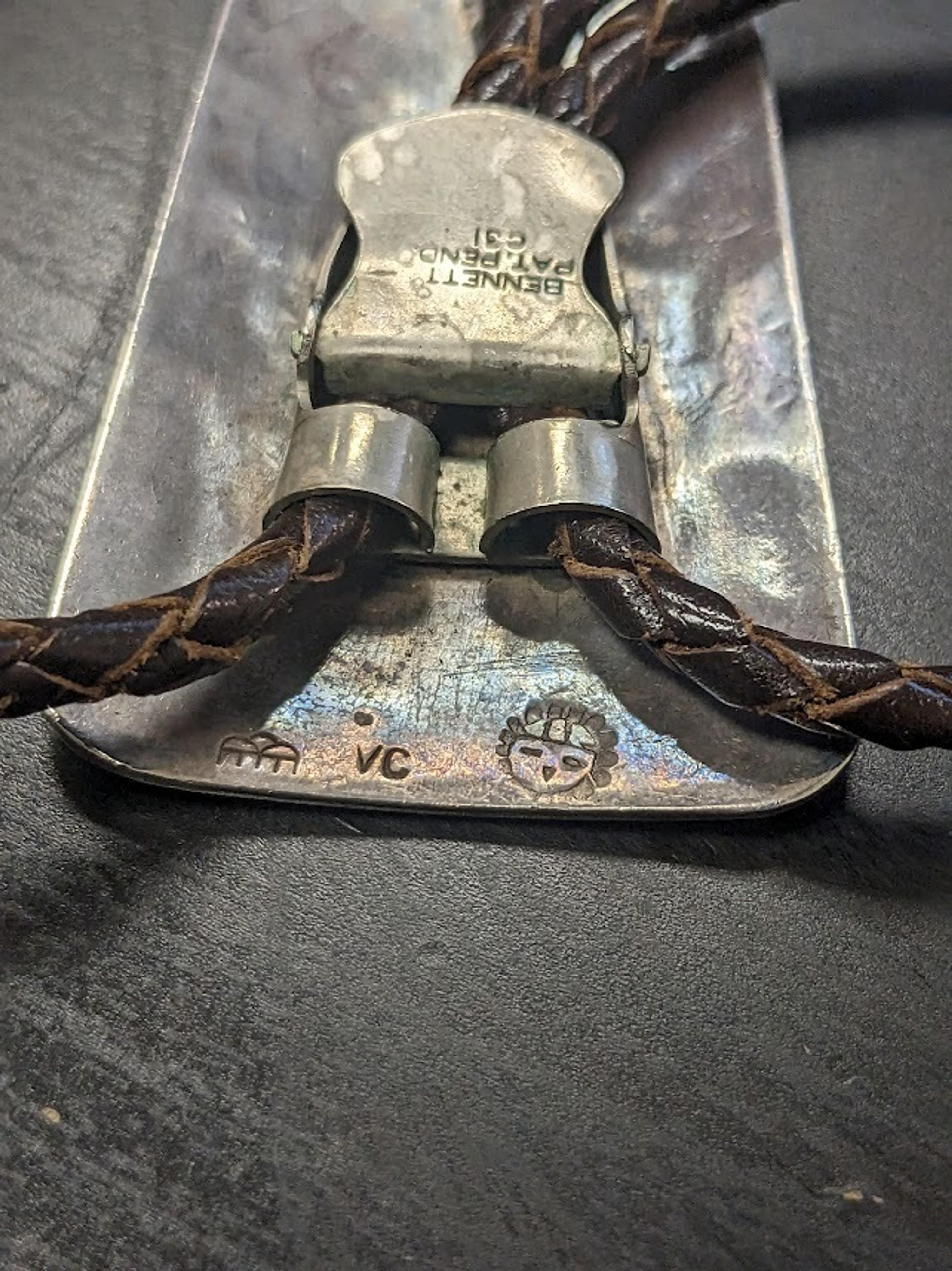 Silver Overlay Bolo Tie
