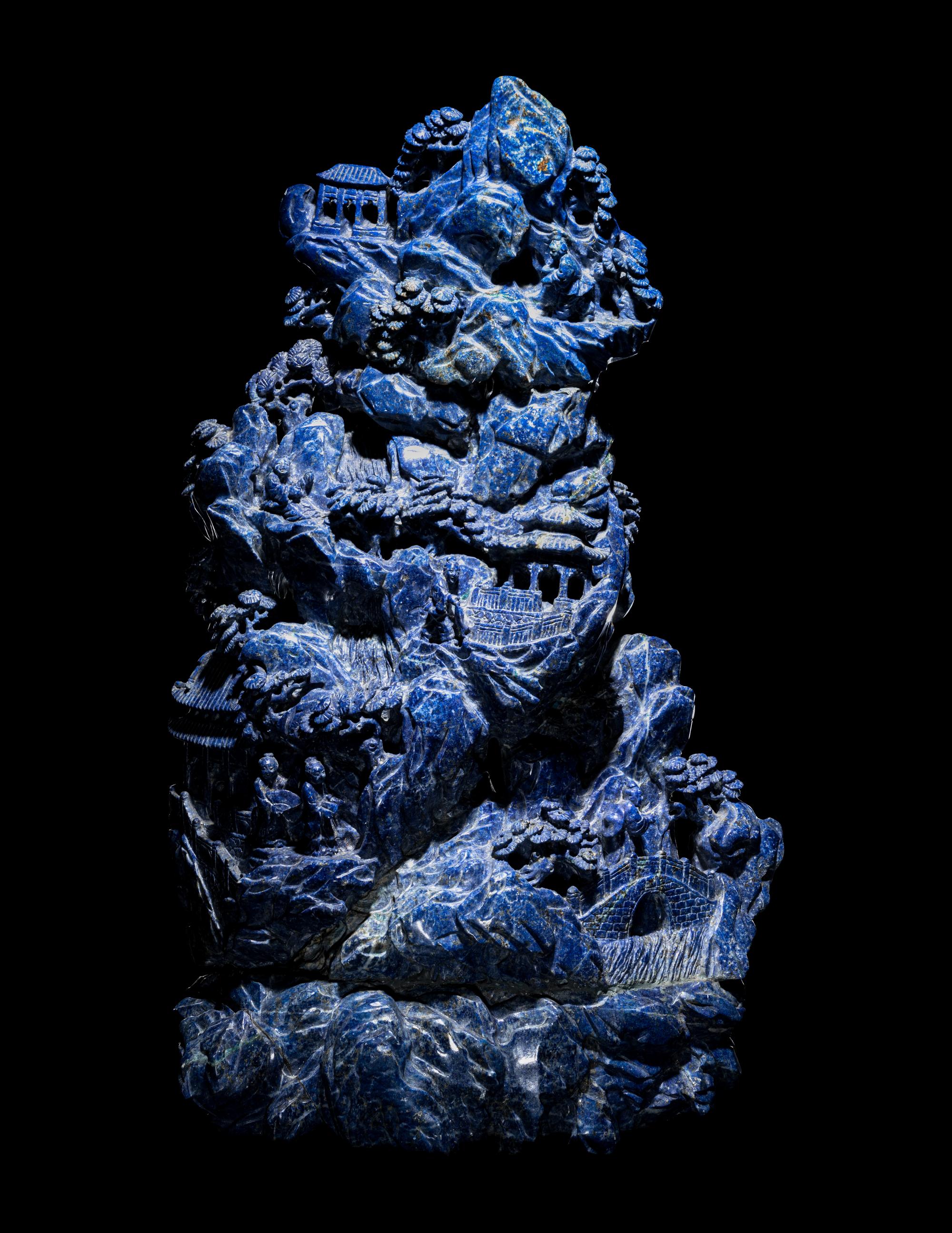 A Large Lapis Lazuli Mountain