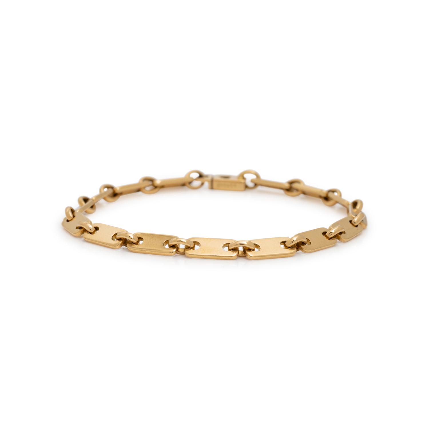 CARTIER, YELLOW GOLD 'FIDELITY' BRACELET
