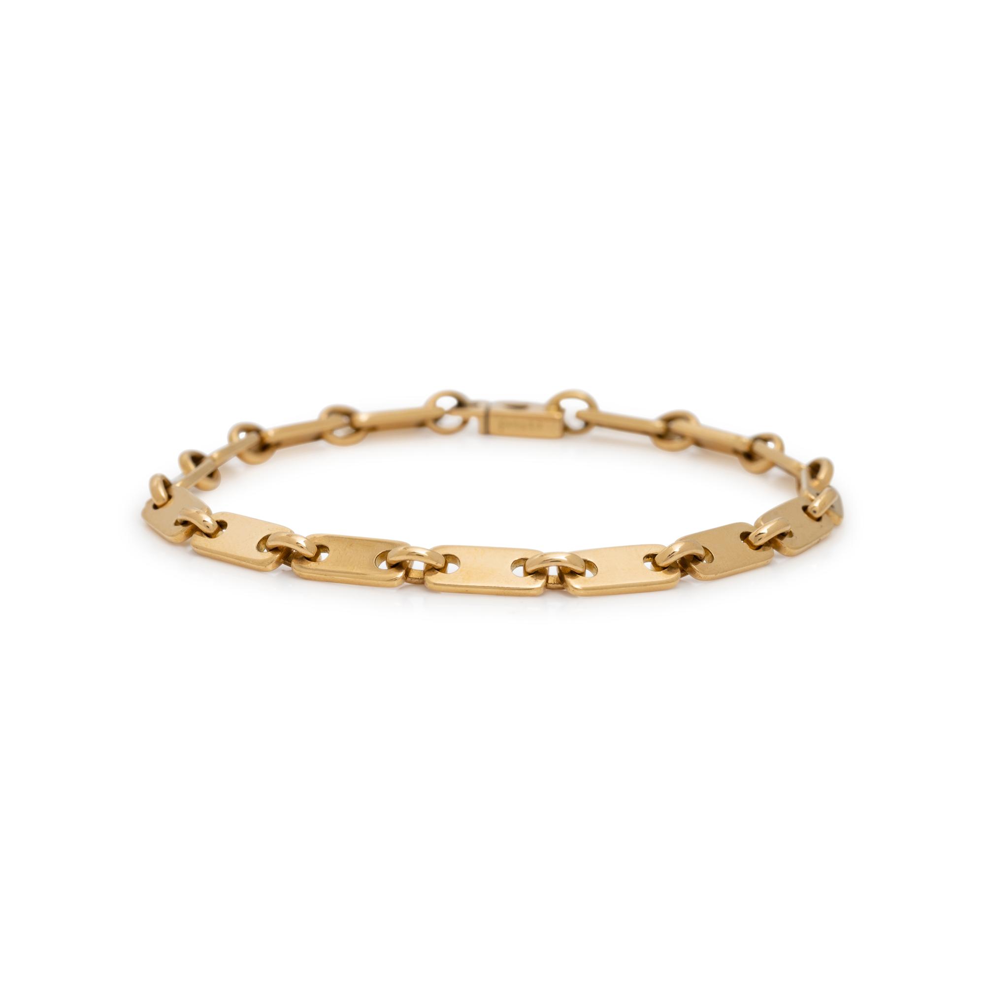 CARTIER, YELLOW GOLD 'FIDELITY' BRACELET