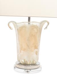 A Pair of Italian Glass Table Lamps