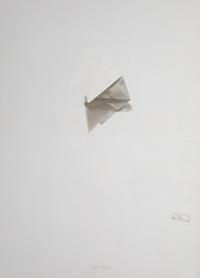A Group of Three Works by Various Artists, , including Folded Paper, 1982 by Leo Joseph Dee (American, 1931-2004), Untitled (Paris Exhi