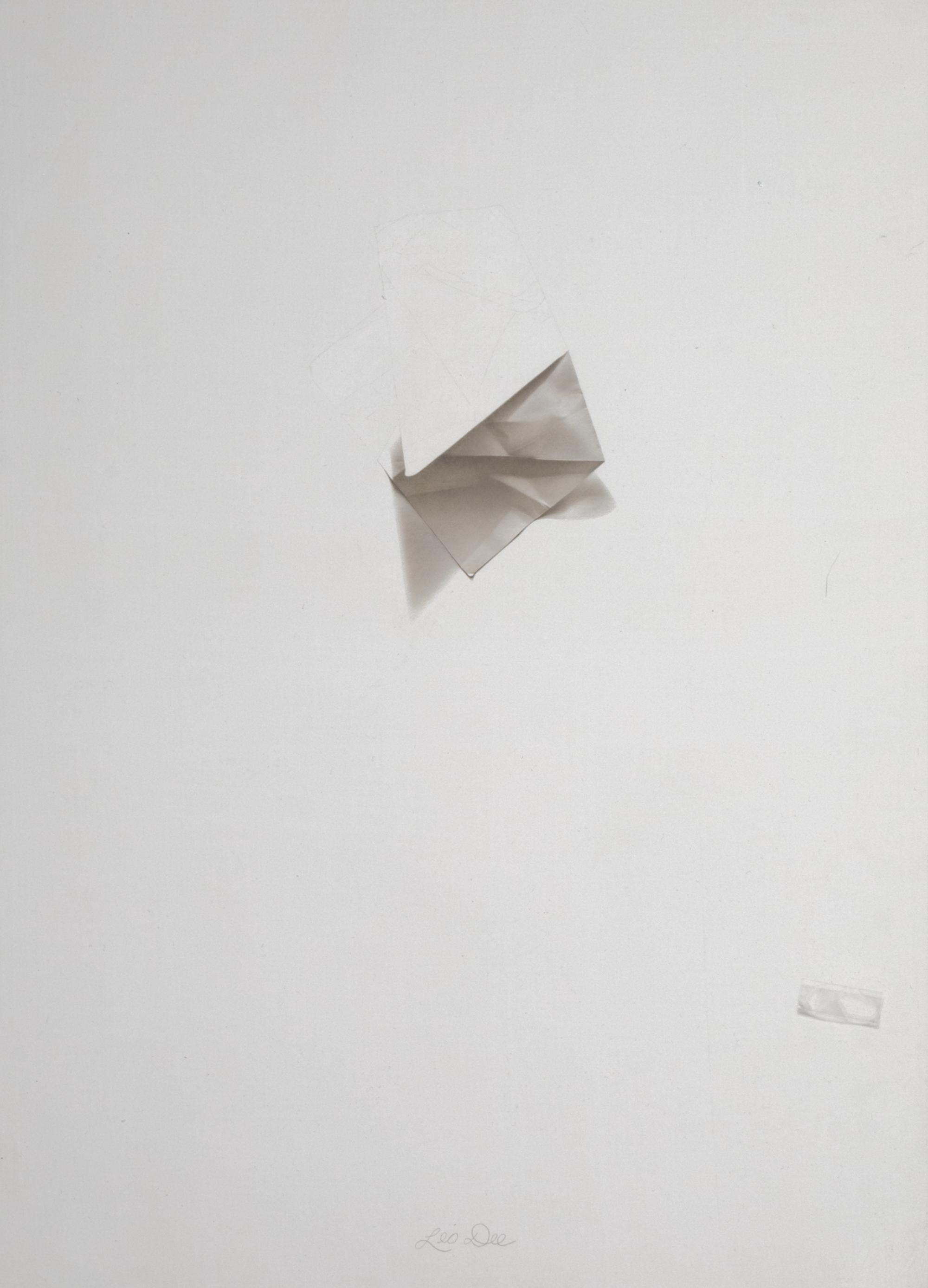 A Group of Three Works by Various Artists, , including Folded Paper, 1982 by Leo Joseph Dee (American, 1931-2004), Untitled (Paris Exhi