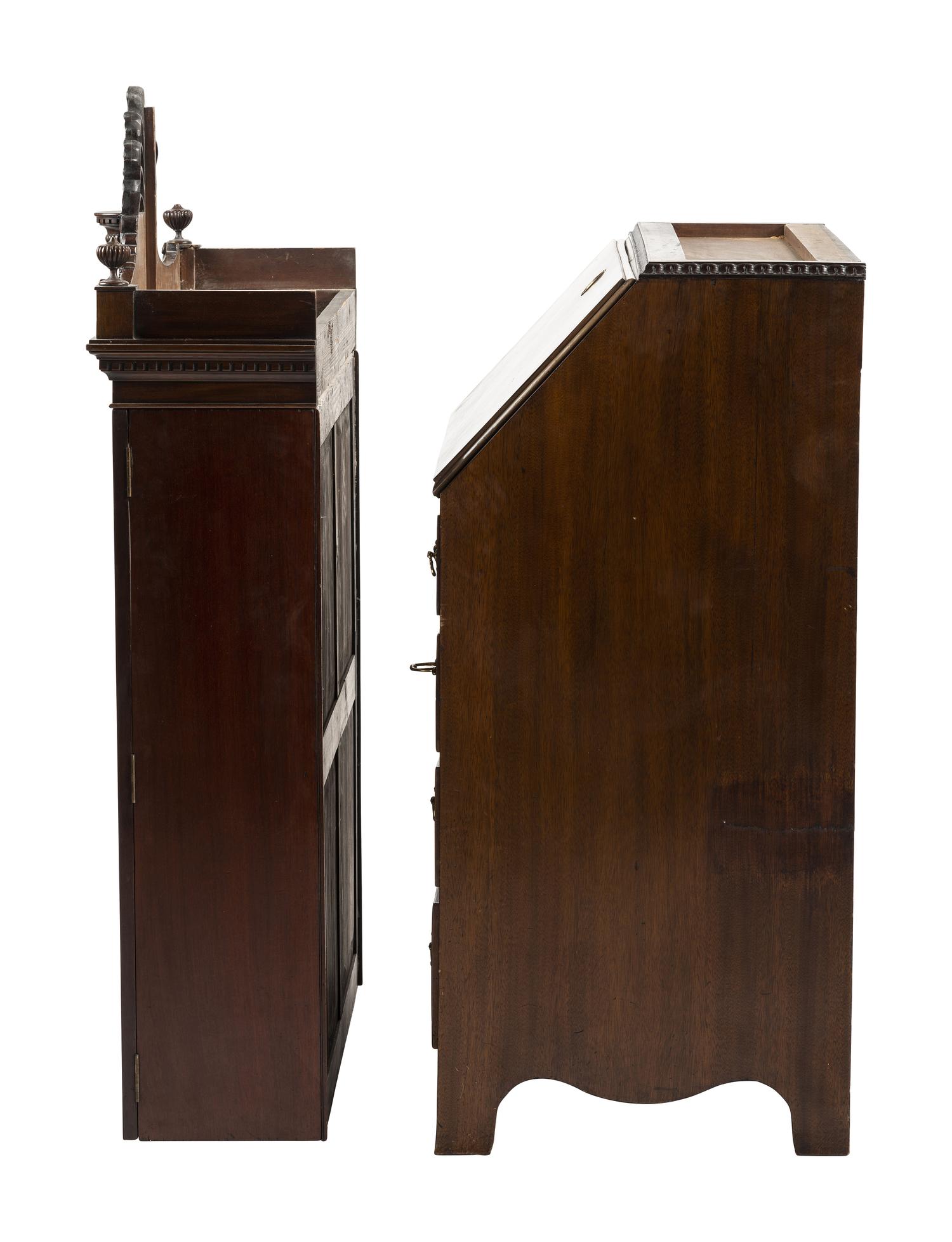 A George III Mahogany Secretary Bookcase