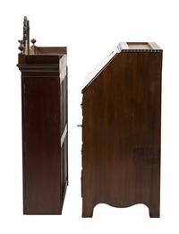 A George III Mahogany Secretary Bookcase
