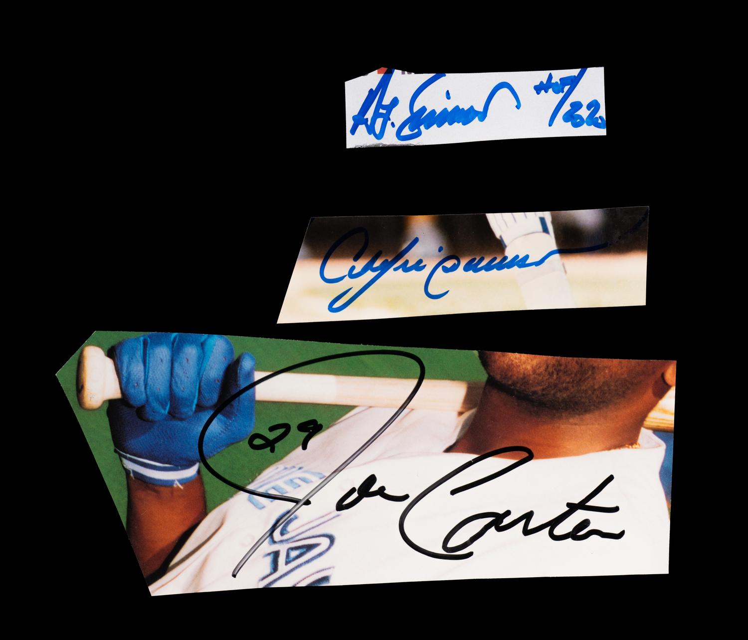 A Large Signed Autograph Collection of Baseball Hall of Famers and Notables