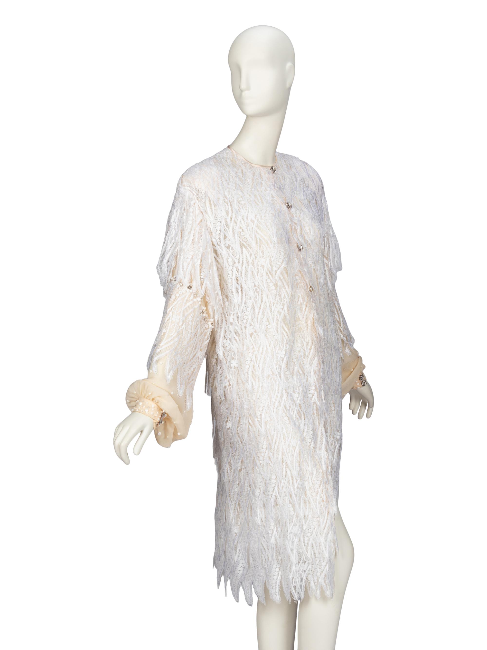 Galanos, Lace Cocktail Dress