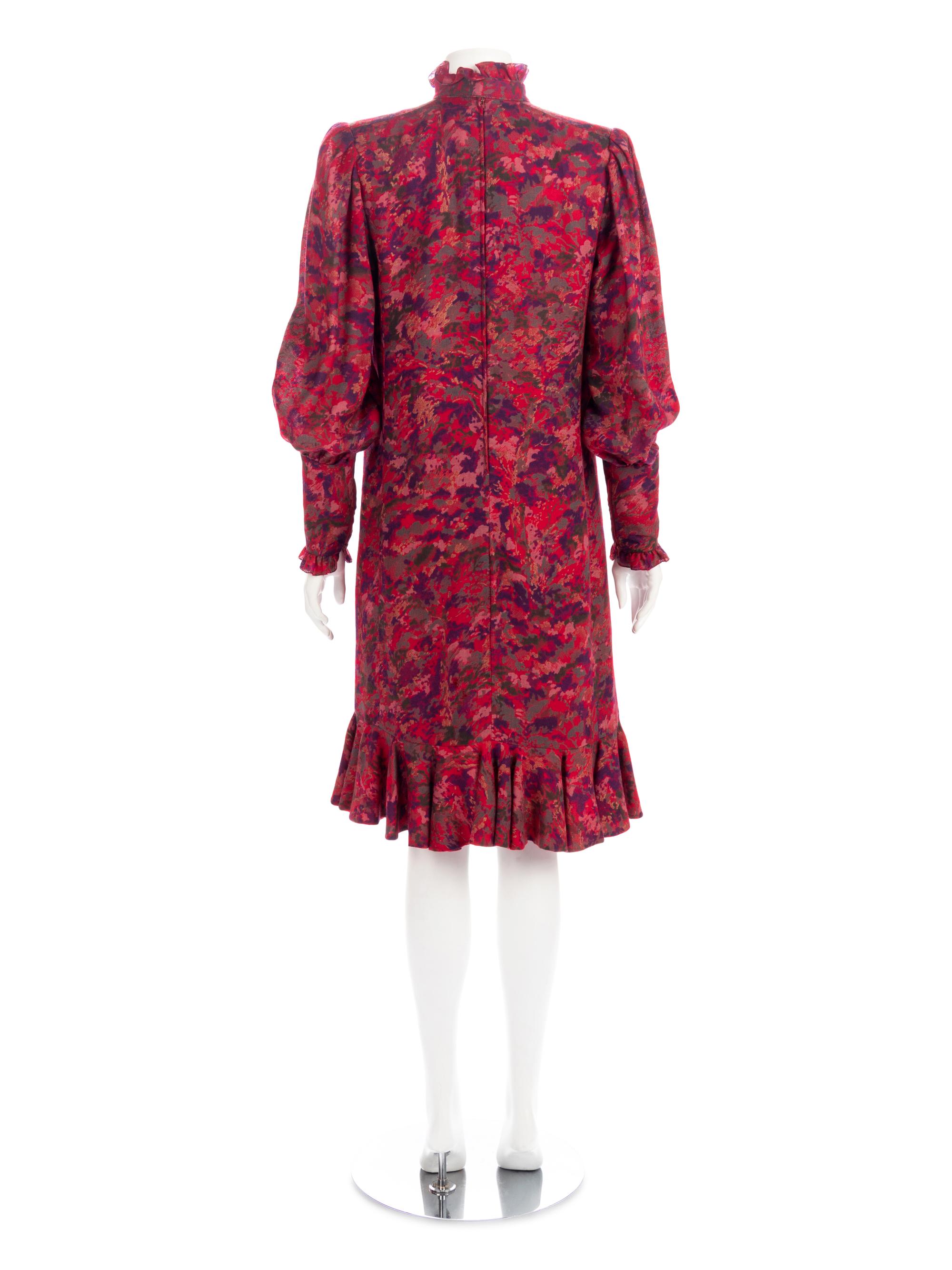 Four Vintage Yves Saint Laurent and Ungaro Ensembles & Dress, 1980-90s