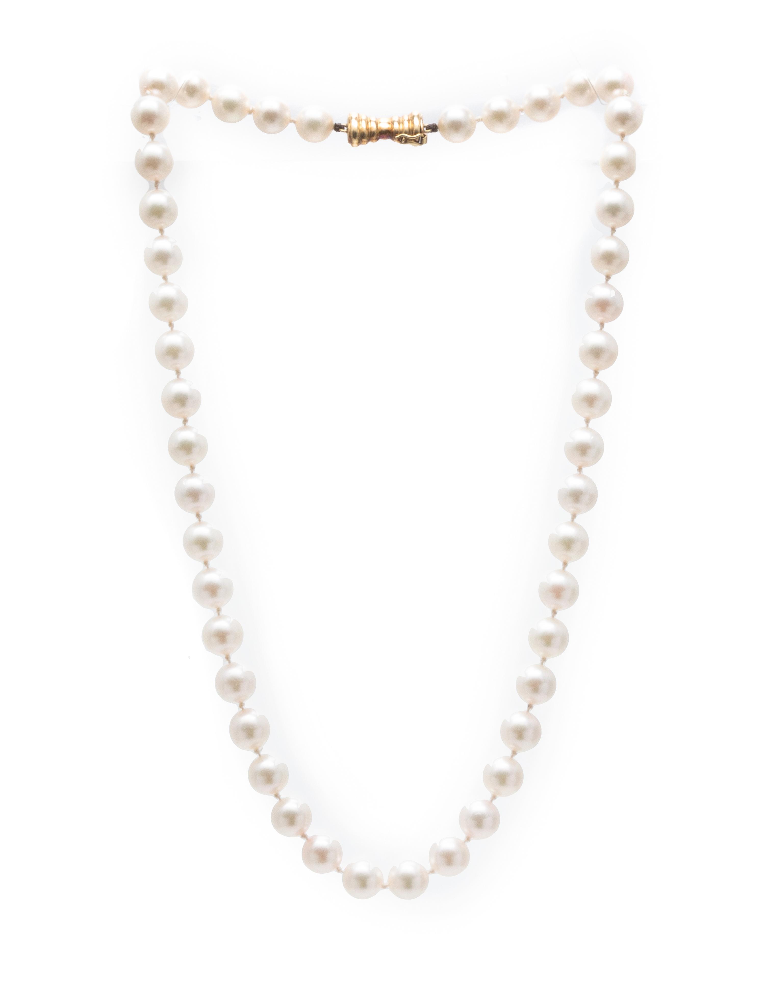 A Collection of 14 Karat Yellow and Pearl Jewelry, 48.10 dwts.