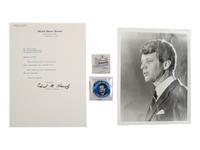 [KENNEDY, John F. (1917-1963)] -- KENNEDY, Robert (1925-1968). Group of letters, ephemera.