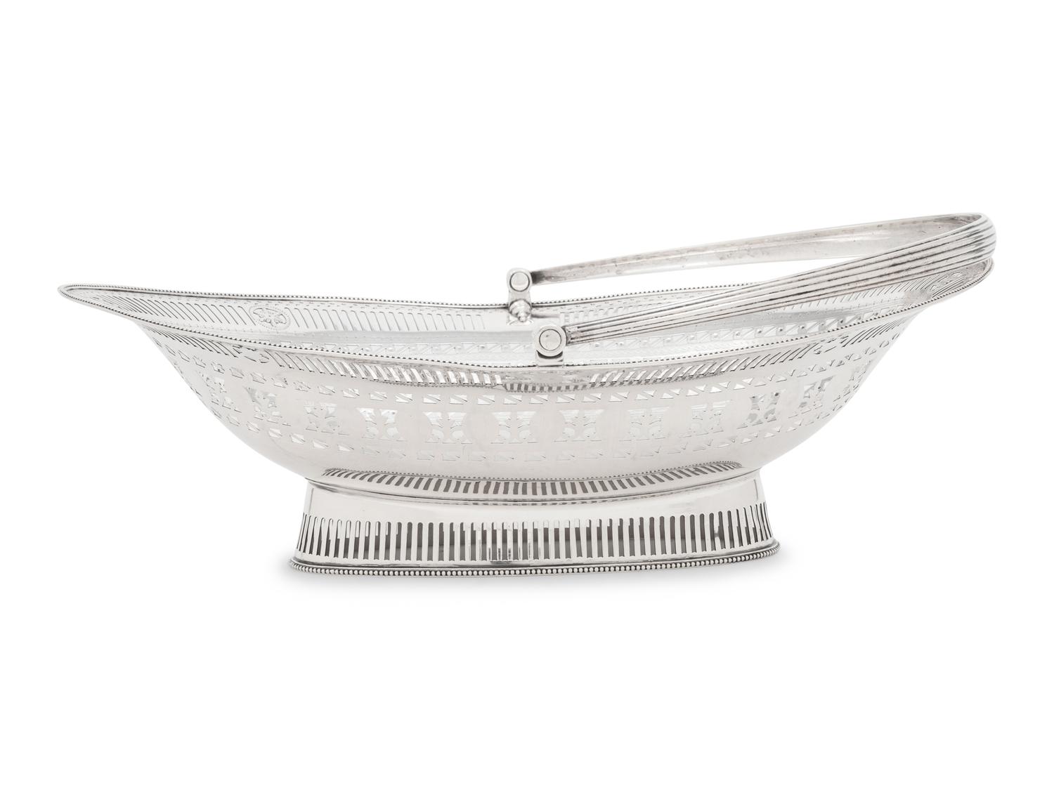 A George III Silver Centerpiece Basket