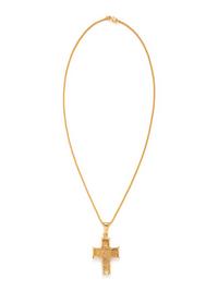 YELLOW GOLD CROSS PENDANT/NECKLACE