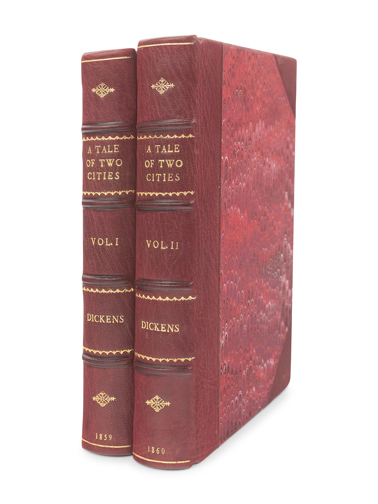DICKENS, Charles (1812-1870), editor. All the Year Round. A Weekly Journal. London: C. Whiting for No.26 Wellington Street, Volumes I-II, 30 April 1859 - 7 April 1860; Volumes IV-VIII, 13 October 1860 – 21 February 1863.