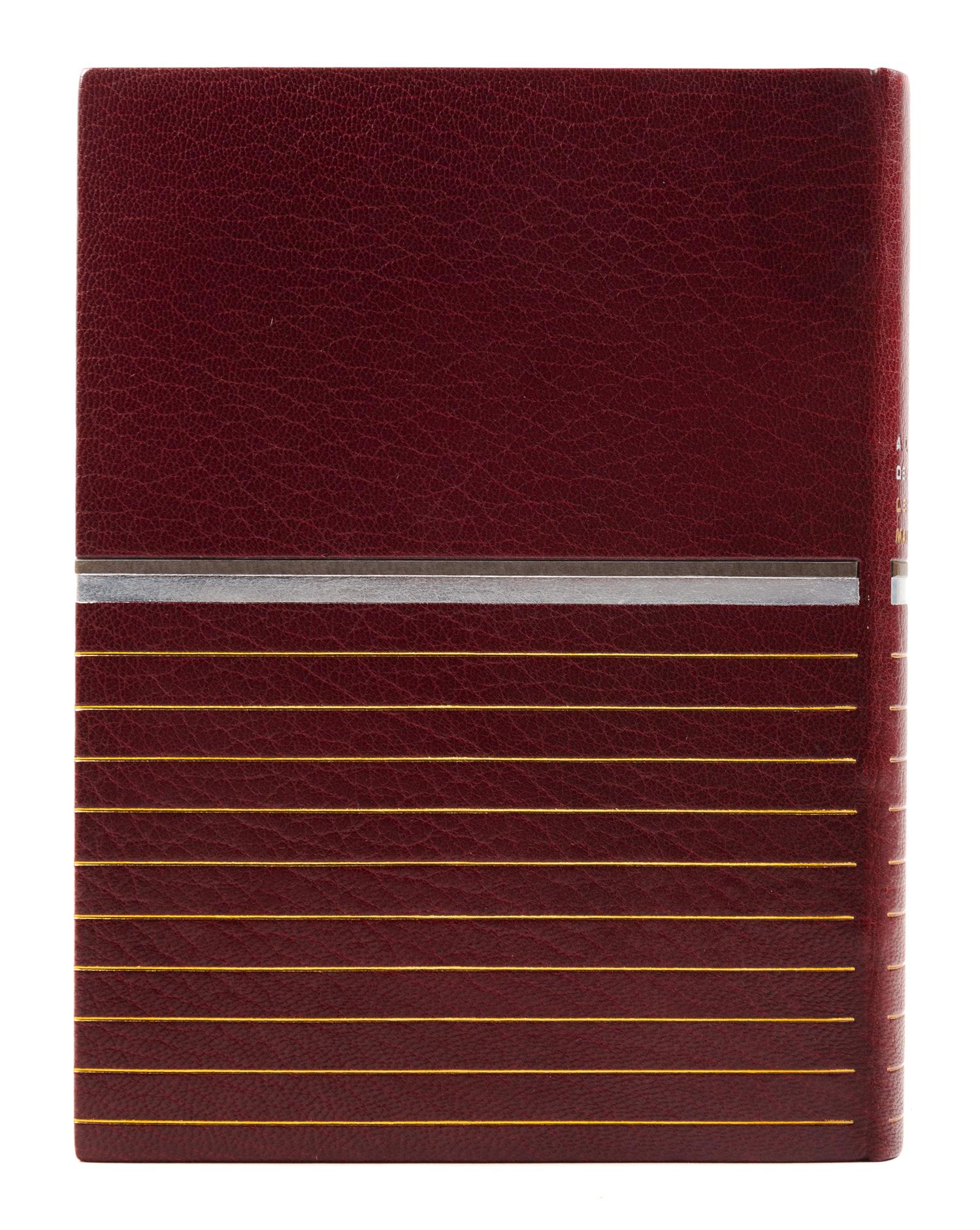 [BINDINGS]. [LÉOTARD, GENEVIÈVE - BINDER]. A group of 2 works in fine Art Deco bindings by Léotard.