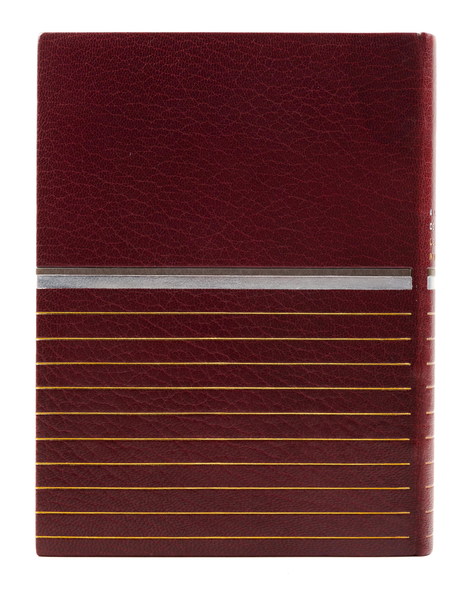 [BINDINGS]. [LÉOTARD, GENEVIÈVE - BINDER]. A group of 2 works in fine Art Deco bindings by Léotard.