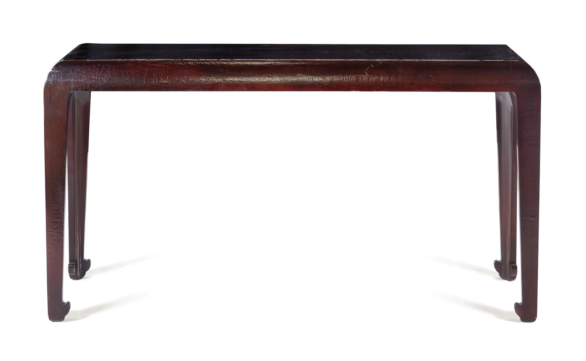 A Contemporary Lacquered Console Table