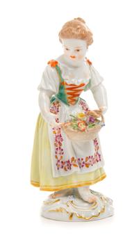 A Meissen Porcelain Figure Height 5 1/4 inches. — LATE 19TH/EARLY 20TH CENTURY