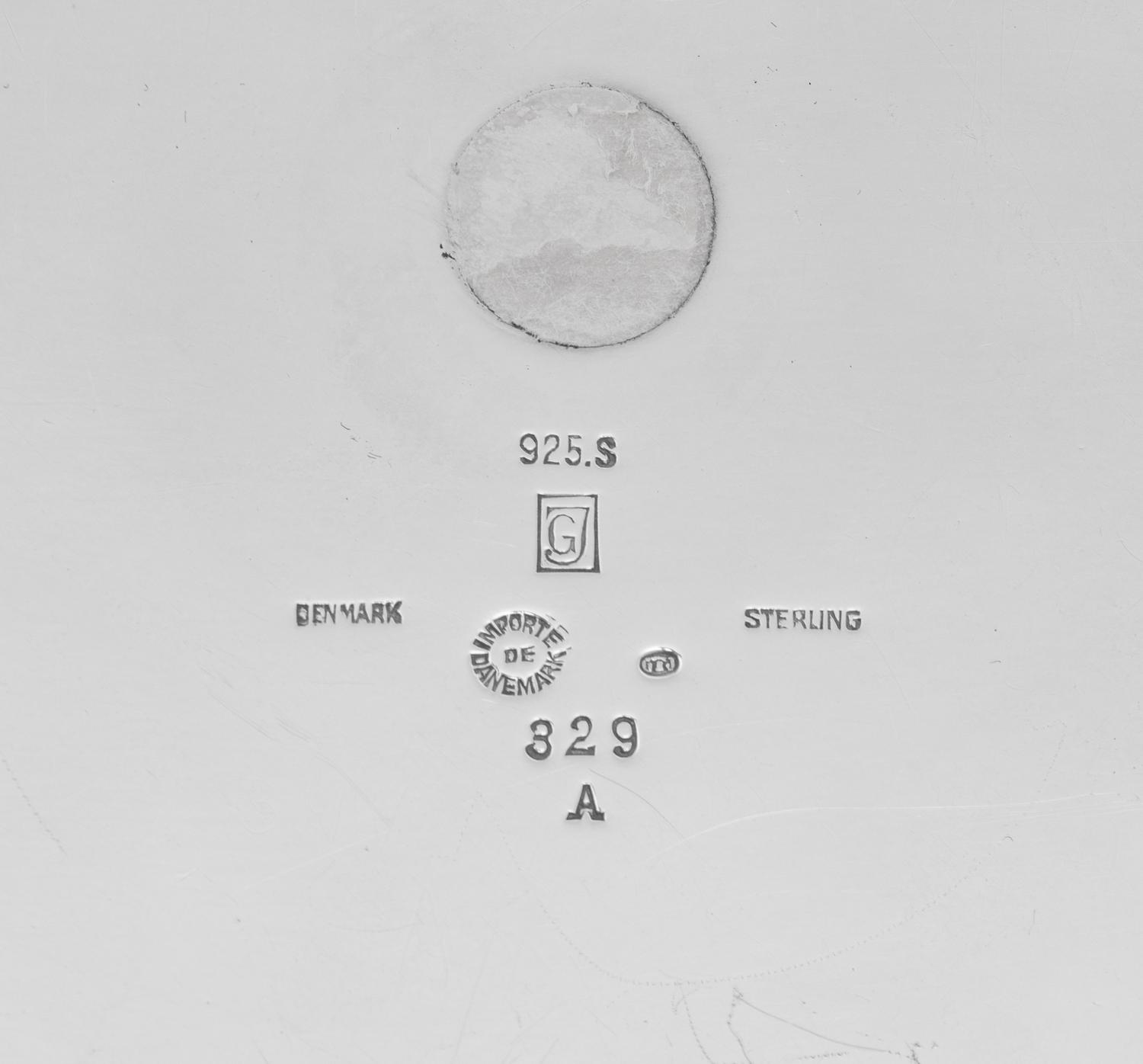 A Johan Rohde Designed Georg Jensen Silver Table Casket